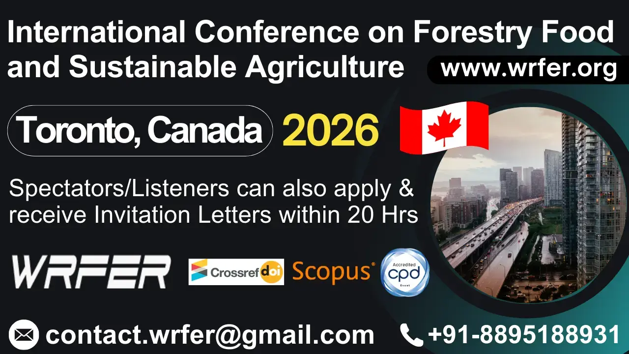 Forestry Food and Sustainable Agriculture Conference in Canada